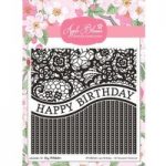 Apple Blossom All Occasion Embossing Folder Lacy Birthday
