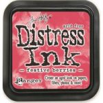 Ranger Distress Ink Pad 3in x 3in by Tim Holtz | Festive Berries