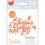 Tonic Studios Essentials Die Christmas Sentiment Seasons Greetings
