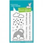 Lawn Fawn Clear Stamp Set Rain Or Shine Before ‘n Afters Set of 13 | 3in x 4in