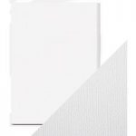 Craft Perfect by Tonic Studios A4 Weave Textured Card (10pk) – Bright White