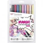 Tombow ABT Dual Brush Pen Manga Shojo | Set of 10