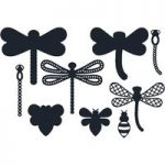 Paper Boutique Die Set Dragonflies And The Bee | Set of 9