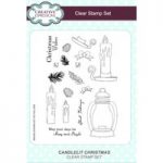 Creative Expressions Lisa Horton Candlelit Christmas A5 Clear Stamp Set