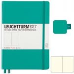 Leuchtturm1917 Emerald Medium Notebook & Pen Loop Bundle | Plain