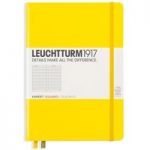 Leuchtturm1917 Lemon A5 Hardcover Medium Notebook | Squared