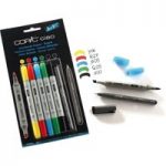 Copic Ciao 5 + 1 Marker Pen Set with a Copic Multiliner Brights | Set of 6