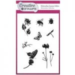 Creative Stamps A6 Stamp Set Watercolour Summer Critters | Set of 9