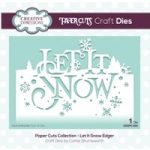 Creative Expressions Die Let it Snow Festive Wording Edgers | Paper Cuts Collection