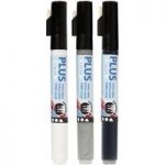 Creativ Plus Colour Marker Set Black, Off White, Rain Grey | Set of 3