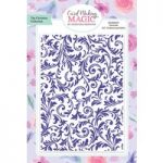 Card Making Magic Embossing Folder Flourish 5in x 7in by Christina Griffiths