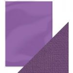 Craft Perfect by Tonic Studios A4 Weave Textured Card Amethyst Purple | Pack of 10