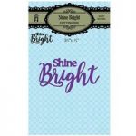 Hot Off The Press Cutting Die Set Shine Bright Sentiment | Set of 2