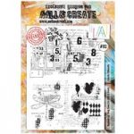AALL & Create A4 Stamp #113 Eclectic Silhouette by Tracy Evans