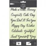 Kelly Creates Acrylic Traceable Stamp Set Celebration | Set of 22