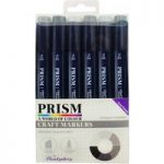 Hunkydory Prism Craft Marker Pen Set 13 Cool Greys | Set of 6