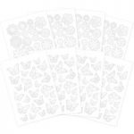 Hunkydory A4 Clear Foiled & Die-Cut Shapes Resist & Reveal | 8 Sheets