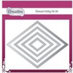 Creative Postage Stamp Nesting Die Set Diamond | Set of 4