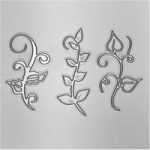 CraftStash Die Long Stem Leaves | Set of 3