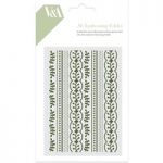 V&A A6 Embossing Folder Floral Lace