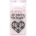 Dovecraft Premium Clear Stamp Set Happy You | Pack of 2