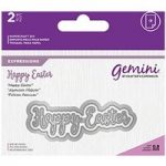 Gemini Die Set Expressions Happy Easter Sentiment | Set of 2