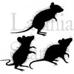 Lavinia Stamps Three Woodland Mice | Set of 3