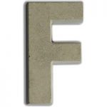 Concrete Letter Large Size F | 7.5cm