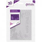 Gemini 5in x 7in 3D Embossing Folder Dear Santa