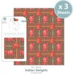 Craft Consortium Decoupage Paper Pad Indian Delights | 3 Sheets