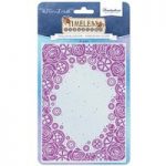 Hunkydory Moonstone 5in x 7in Embossing Folder Timeless Treasures Timeless Blossoms