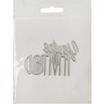 CraftStash Metal Hot Foil Stamp You’re Invited Sentiment | 55mm x 87mm