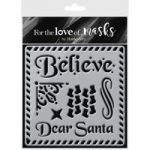 Hunkydory For the Love of Masks Santa Claus | 5.5in x 5.5in