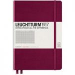 Leuchtturm1917 Port Red A5 Hardcover Medium Notebook | Squared