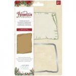 Crafter’s Companion Nature’s Garden Stamp & Die Traditional Scroll Set of 2 | Poinsettia Perfection