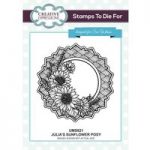 Sue Wilson Stamps to Die For Julia’s Sunflower Posy