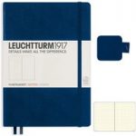 Leuchtturm1917 Navy Medium Notebook & Pen Loop Bundle | Dotted