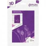 Gemini 3D 5in x 7in Embossing Folder & Stencil Poppy Seed Heads