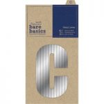 Papermania Bare Basics Metal Letters – C Silver