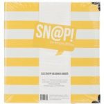 Simple Stories Sn@p! 6in x 8in Designer Binder Yellow Stripe
