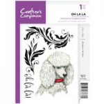Crafter’s Companion A6 Rubber Stamp Oh La La | Parisian Chic Collection