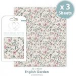 Craft Consortium Decoupage Paper Pad English Garden | 3 Sheets