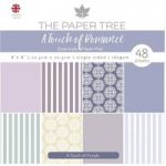 The Paper Tree 8in x 8in Essentials Pad A Touch of Purple 160gsm 48 Sheets | A Touch of Romance