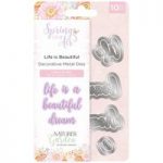 Crafter’s Companion Nature’s Garden Die Set Life is Beautiful Set of 10 | Spring Is In The Air