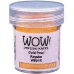 WOW! Pearlescent Embossing Powder Gold Pearl Regular | 15ml Jar