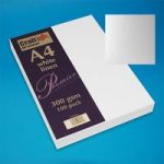 Craft UK A4 Linen Card White | 100 pack