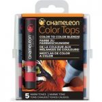Chameleon Colour Tops Warm Tones Set | Set of 5