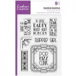 Crafter’s Companion Clear Acrylic Stamp Razzle Dazzle Set of 9 | Roaring Twenties