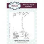 Creative Expressions A6 Rubber Stamp Dandelion Steps | Willowby Woods Collection