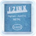 Aladine Izink Pigment Inkpad Metallic Light Blue